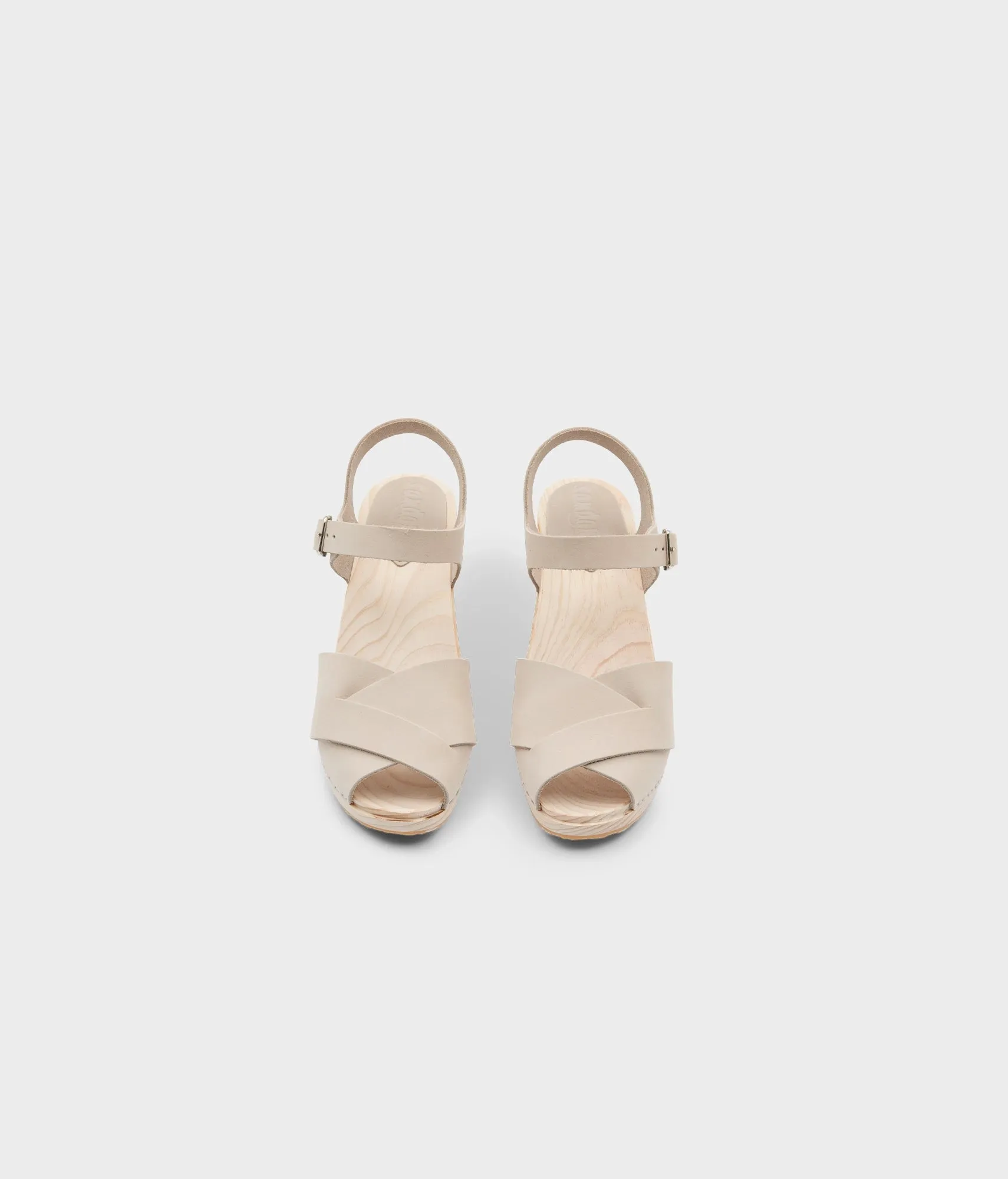 Aurora crossed clog sandal