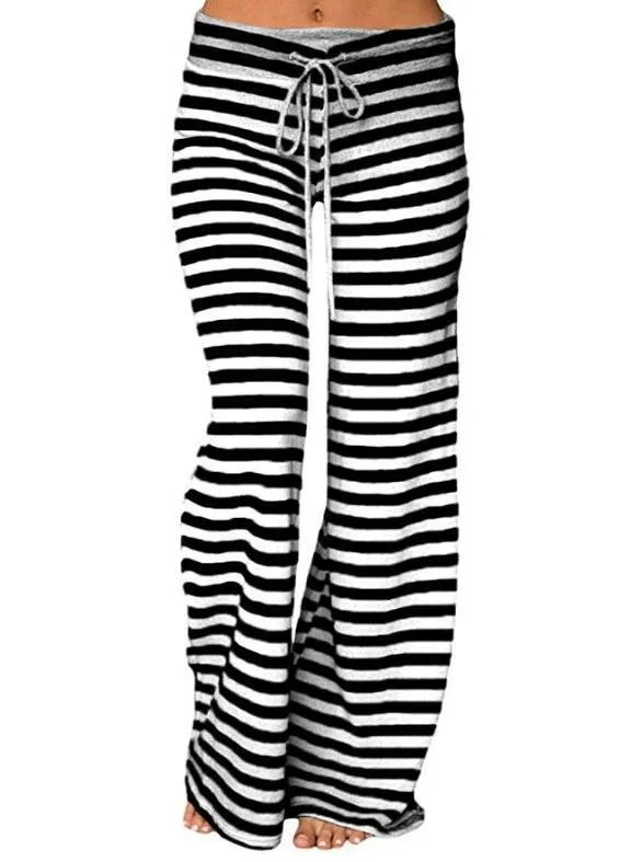 Blake Fashion Versatile Comfortable Seasonal Women'S Striped Trousers