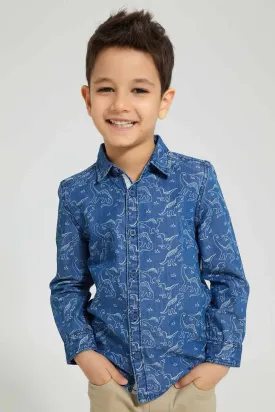 Blue Denim Casual Shirt