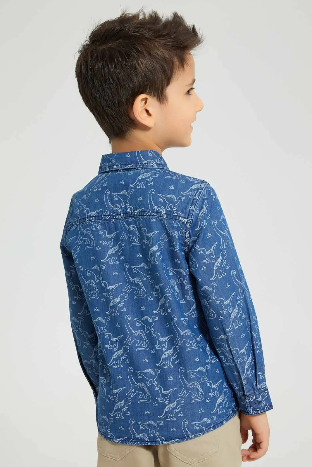 Blue Denim Casual Shirt