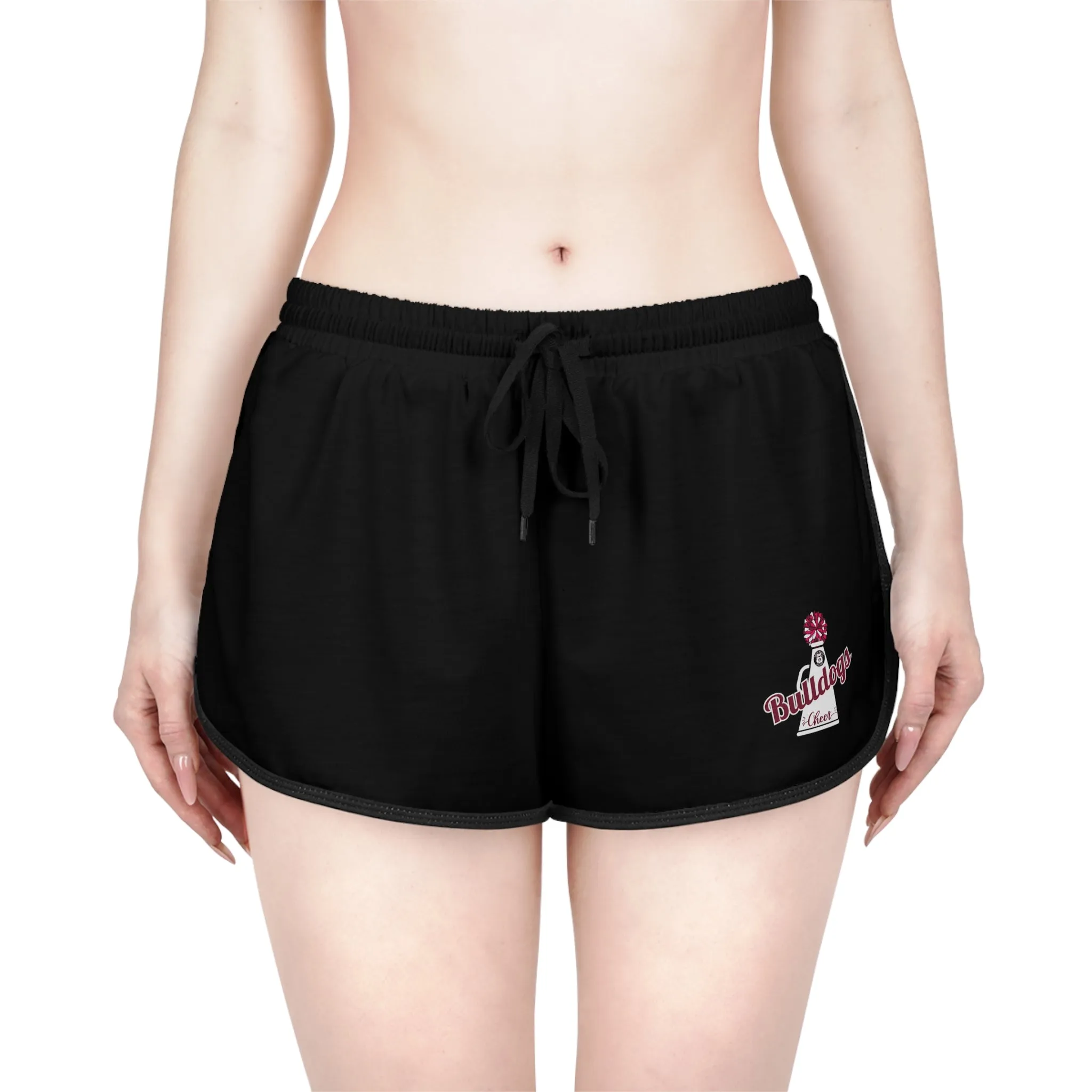 Bulldogs Cheer Women's Relaxed Shorts (AOP)