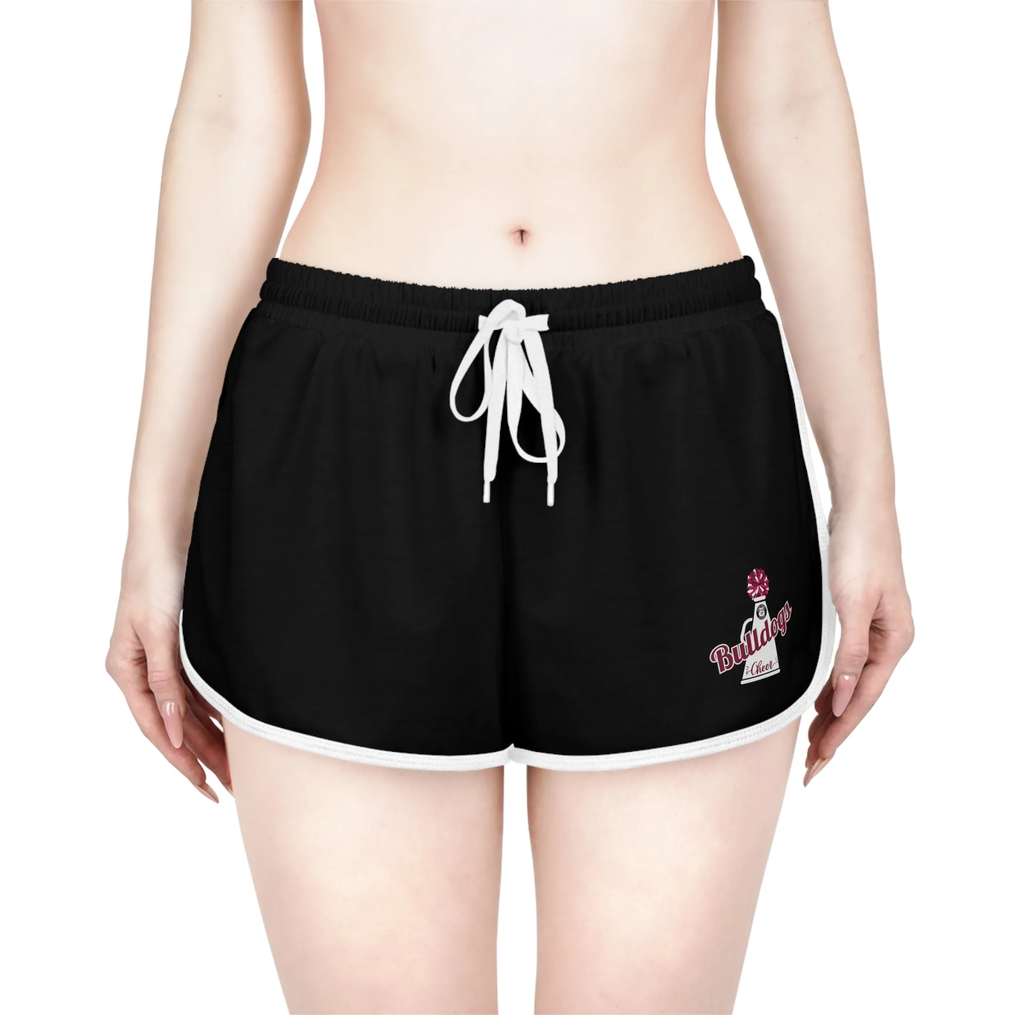 Bulldogs Cheer Women's Relaxed Shorts (AOP)