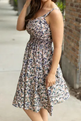 Cassidy Midi Dress - Micro Vintage Floral | SFB