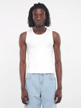 Corseted Tank Top (24P1TO0638H842-1016-WARM-WHITE)