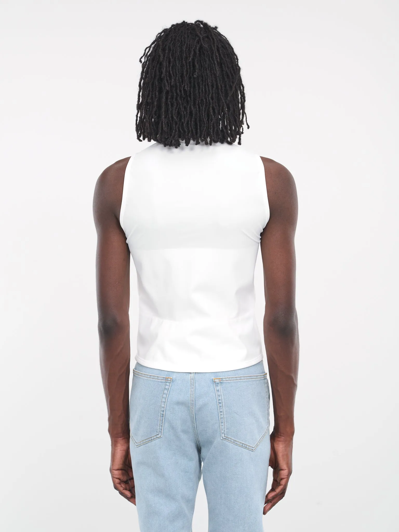 Corseted Tank Top (24P1TO0638H842-1016-WARM-WHITE)
