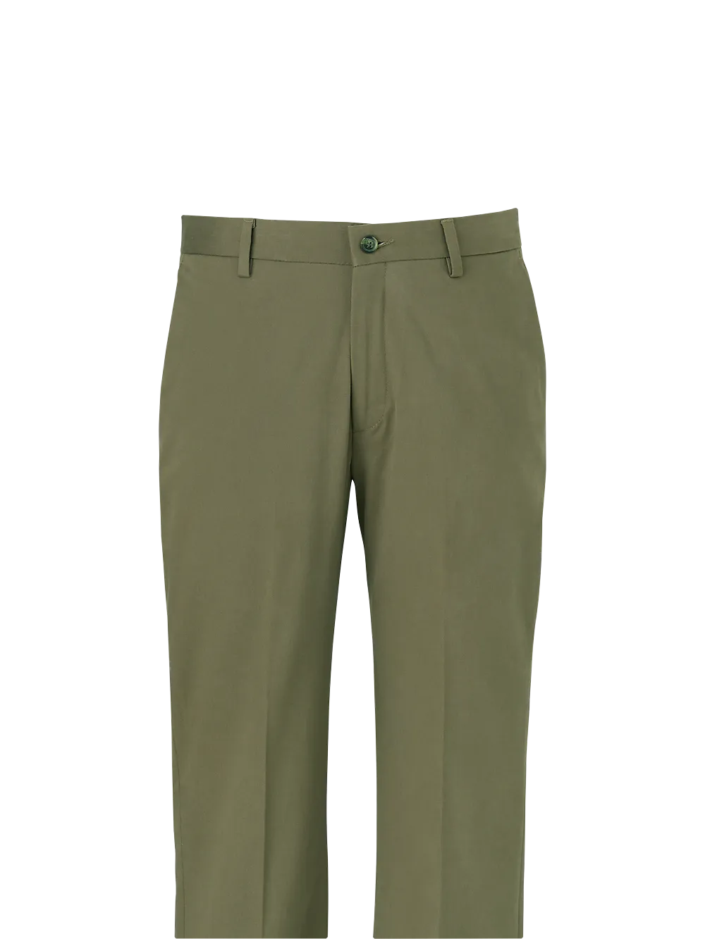 Cotton Stretch Twill Pants - Black
