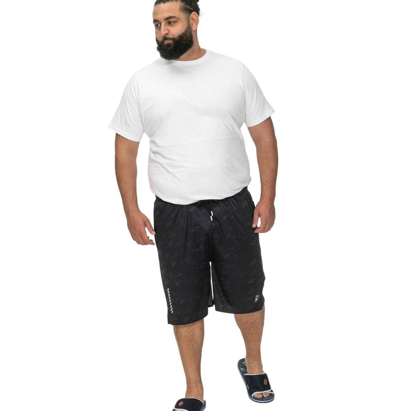D555 Mens Woking Big & Tall Elasticated Sweat Shorts
