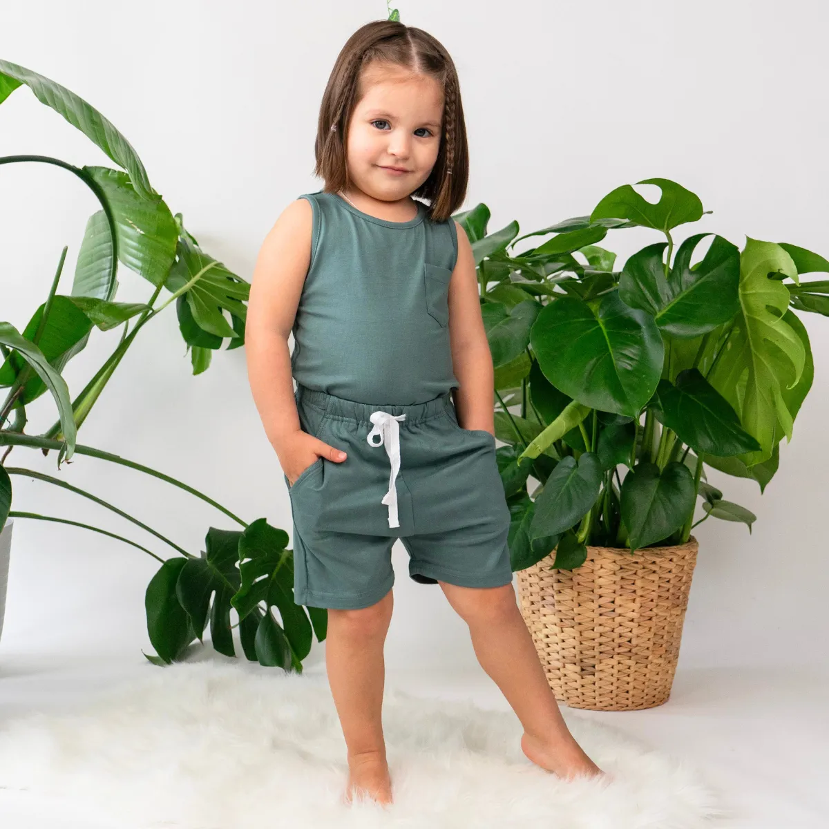 Everyday Shorts - Leafy Green