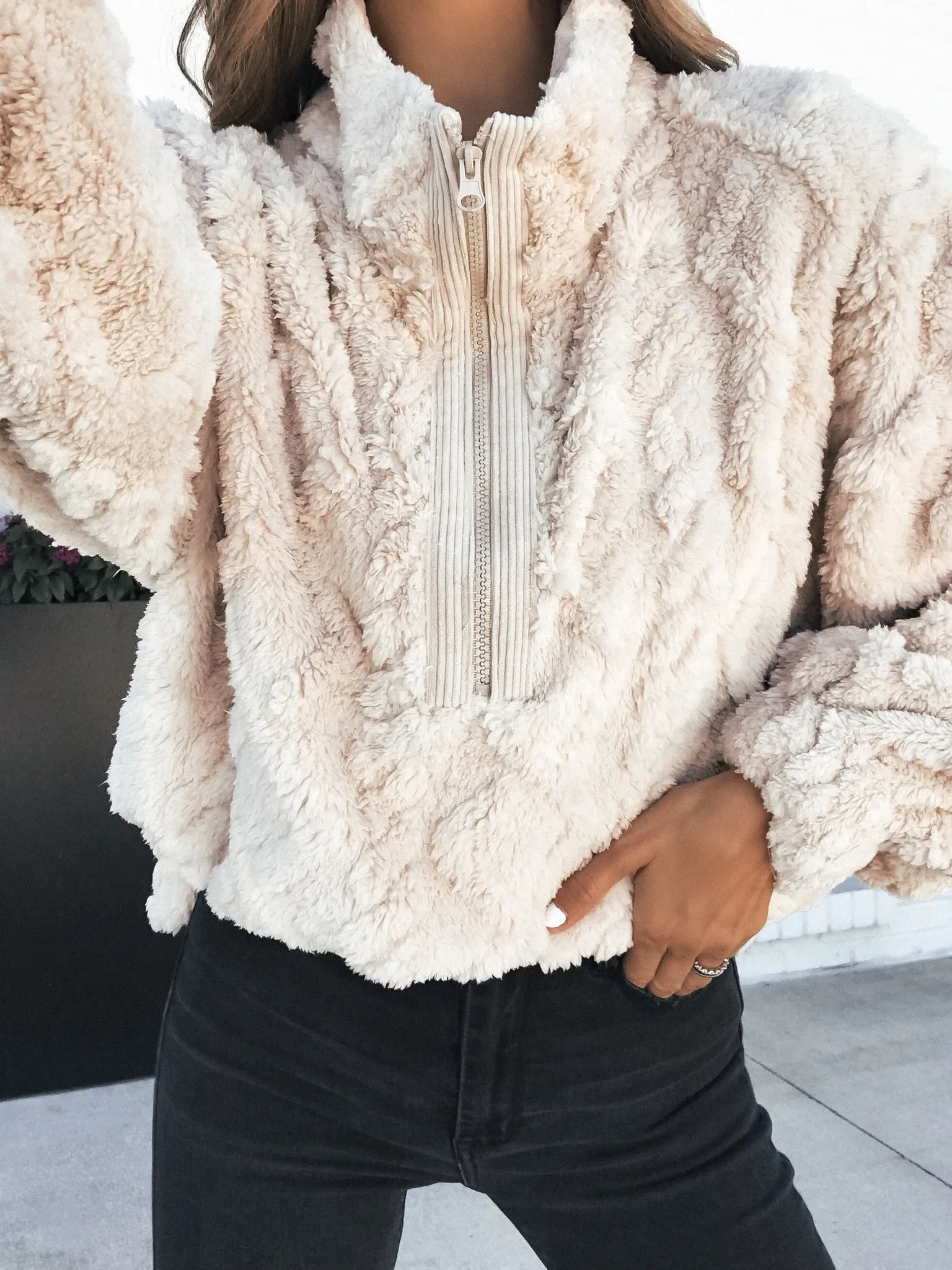 Get Cozy Pullover Jacket