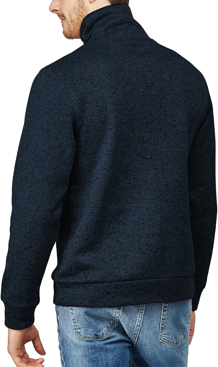 H2H Mens Casual Slim Fit Pullover Sweatshirts Knitted Shirts Napping Inside