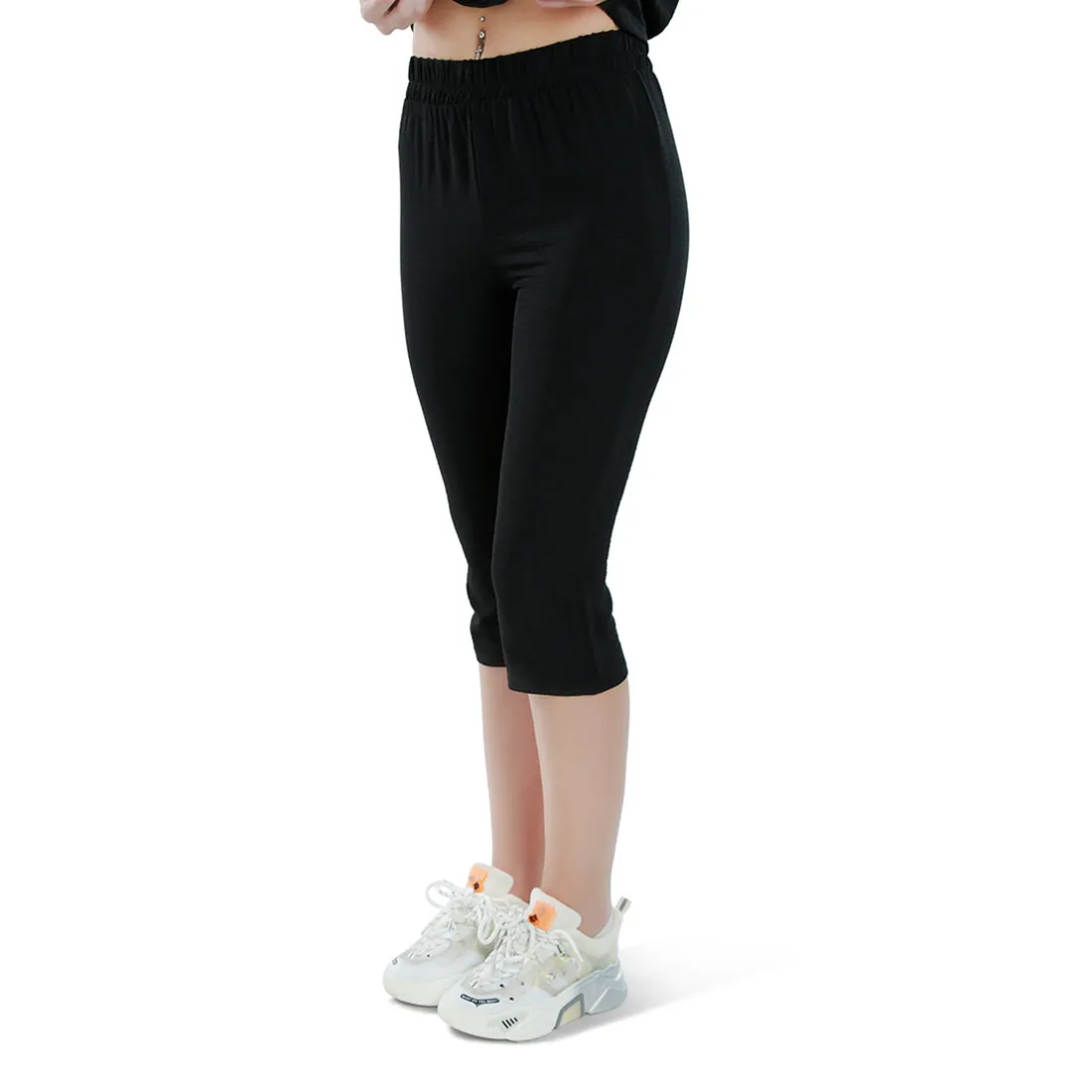 Half Sleeves Top & Capris Coord Set