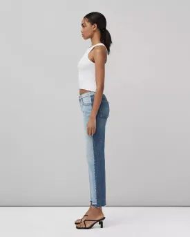 Harlow two tone Pant in double indigo wash