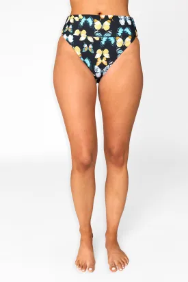 High-Waisted Bikini Bottoms - Mariposa