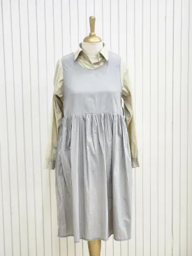 Imported western top moon mist and light gray