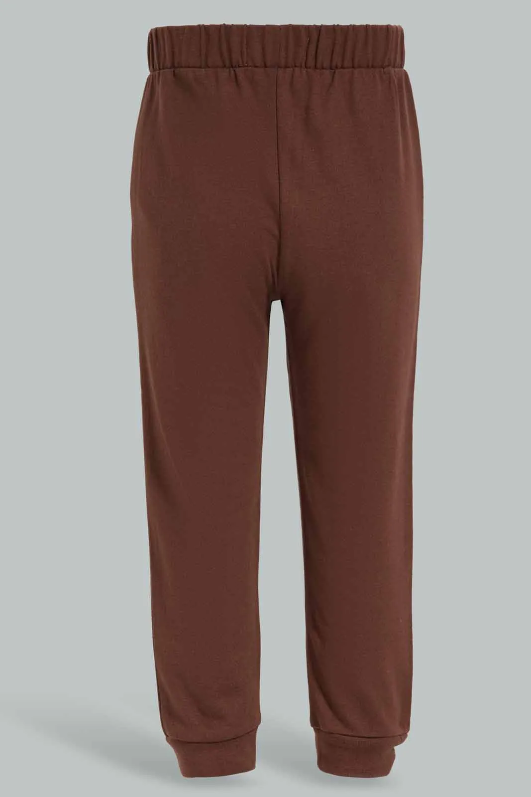 Infant Boys Brown Table Jogger