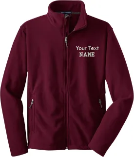 INK STITCH Men Custom Deisgn Your Own Stitching Embroidery Fleece Basic Jackets