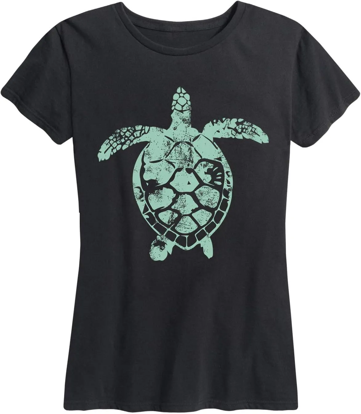 Instant Message - Sea Turtle - Women's Short Sleeve Graphic T-Shirt
