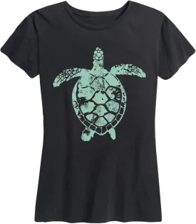 Instant Message - Sea Turtle - Women's Short Sleeve Graphic T-Shirt