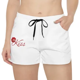 Kiss Graphic Women's Casual Shorts - Comfortable Summer Wear