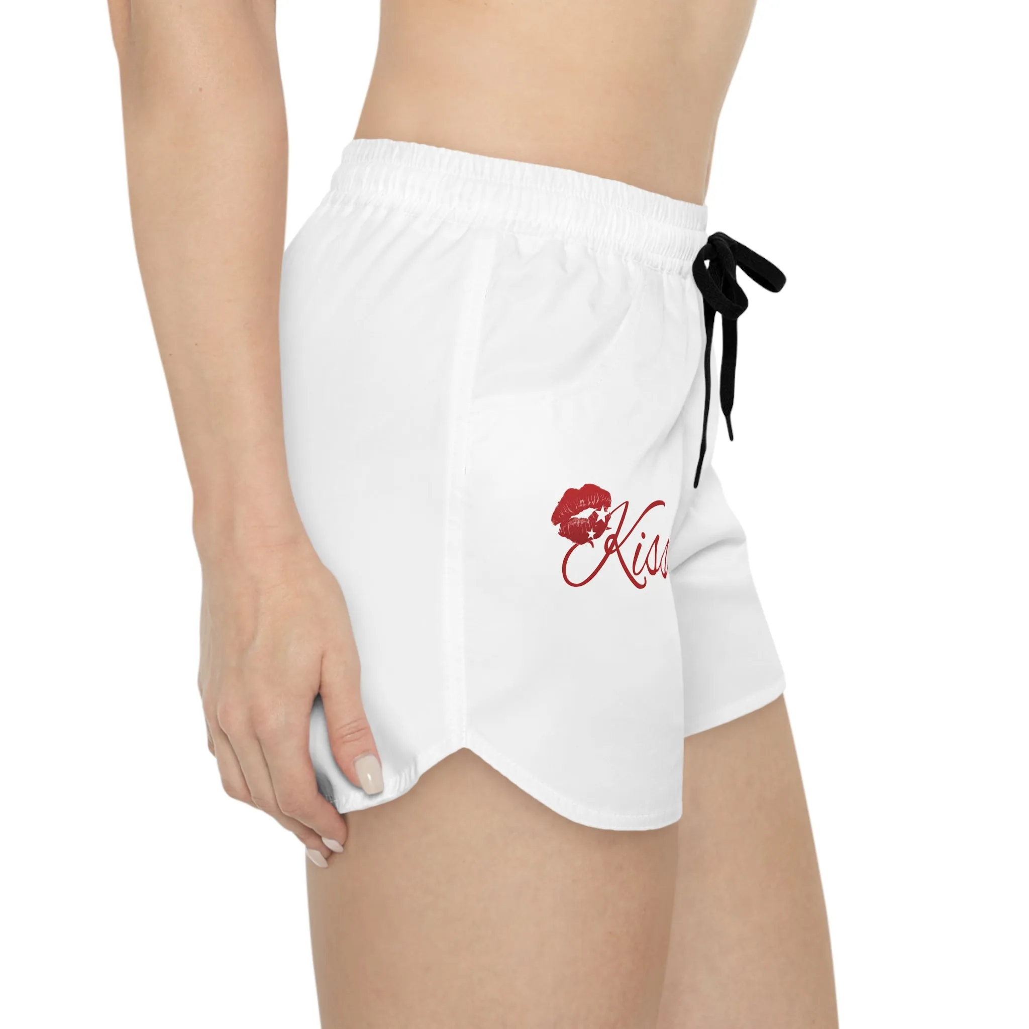 Kiss Graphic Women's Casual Shorts - Comfortable Summer Wear
