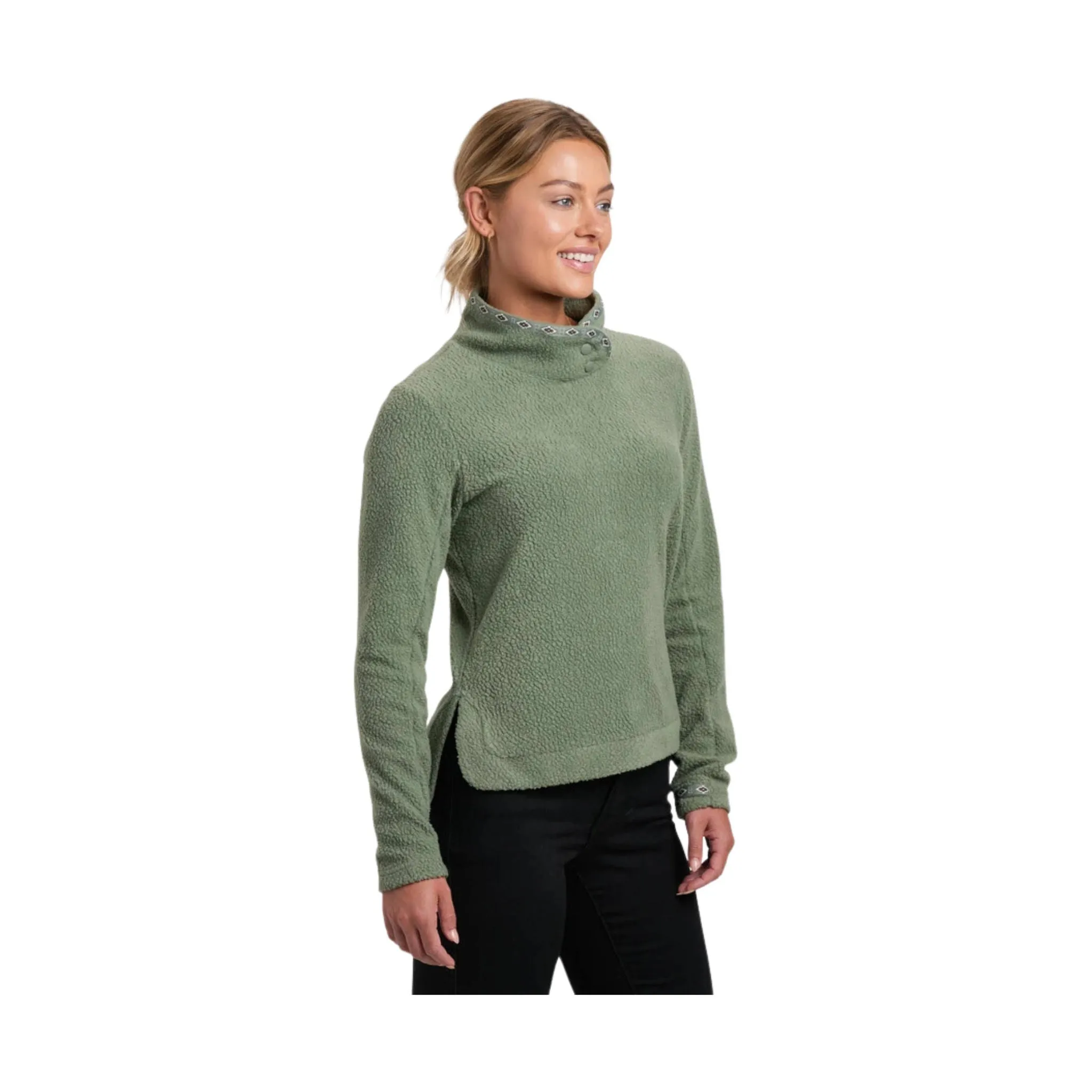 Kuhl Women's Hygge Snap Pullover - Soft pine