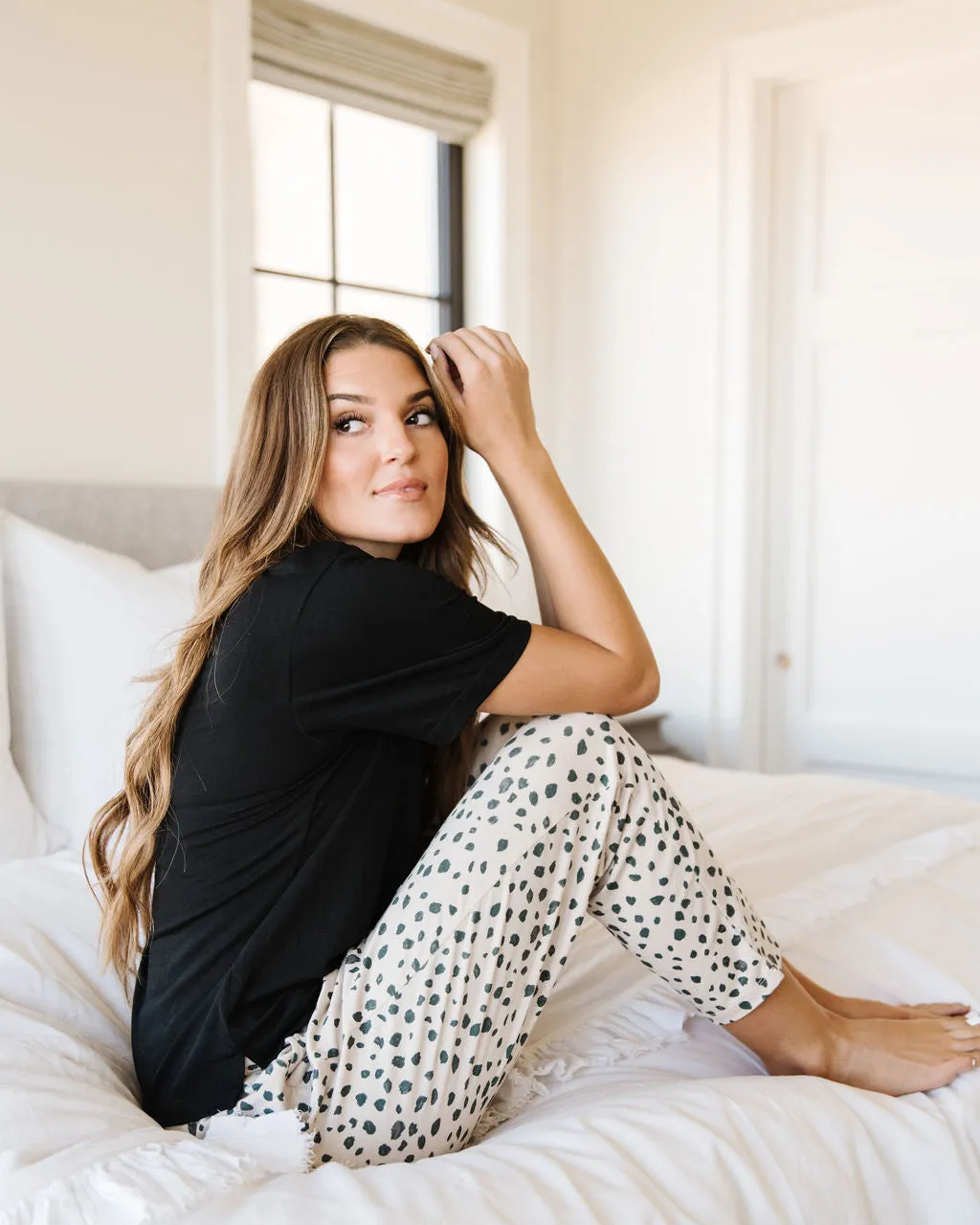 Lounge Premium Pajama Top - Black