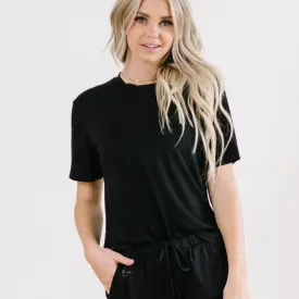 Lounge Premium Pajama Top - Black