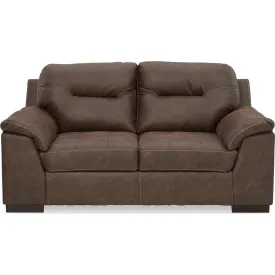 Maderla Loveseat - Walnut