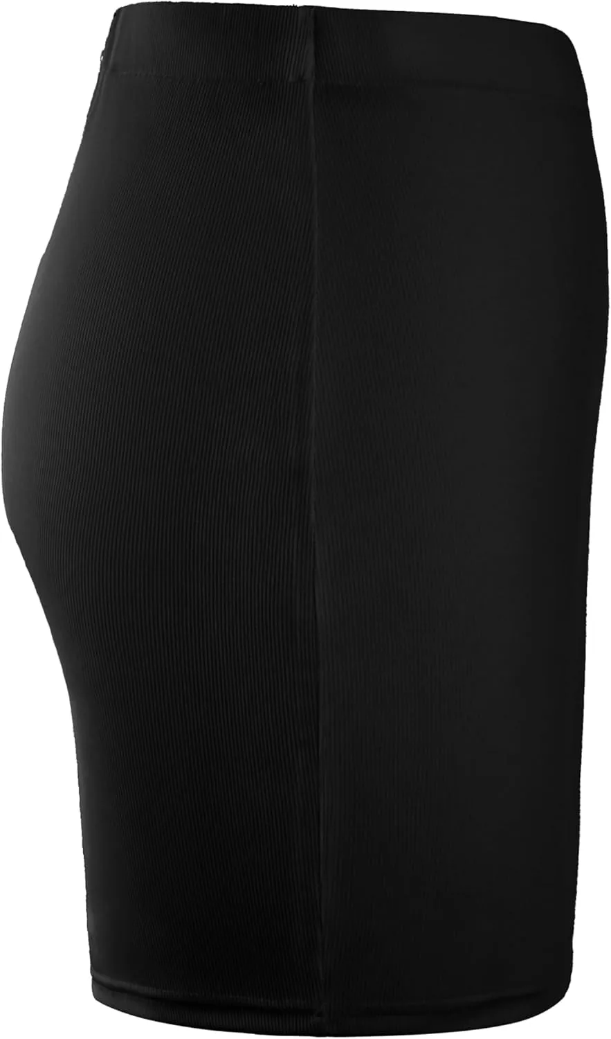 MANER Womens Fringe Skirt Stretchy Sparkly Bodycon Tassel Trim Mini Skirt