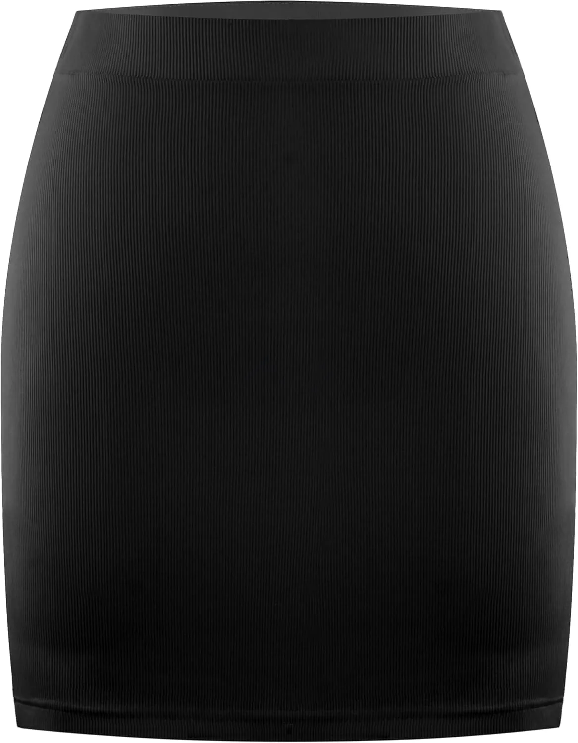 MANER Womens Fringe Skirt Stretchy Sparkly Bodycon Tassel Trim Mini Skirt