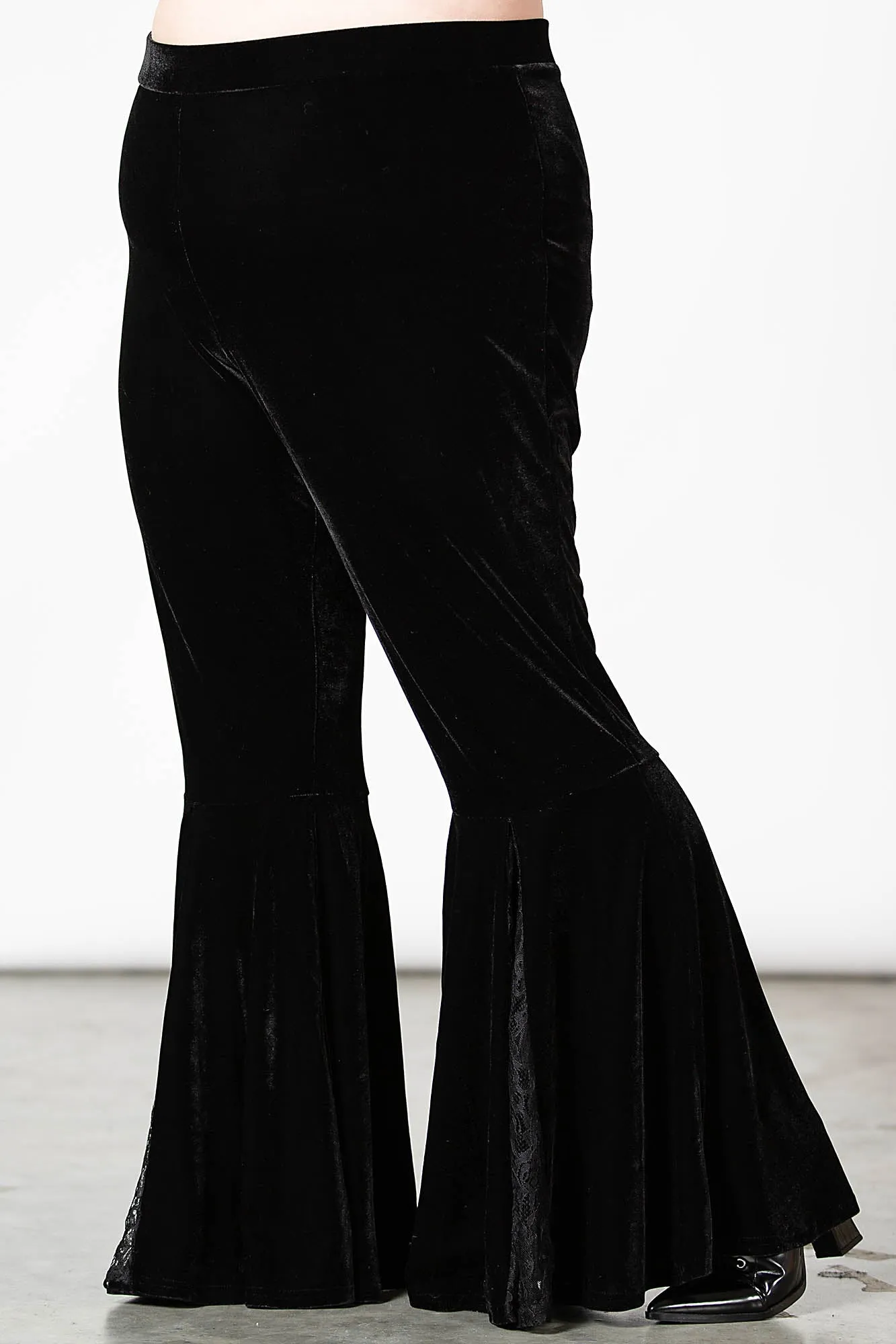 Marisol Velvet Bell Bottoms [PLUS] - Resurrect