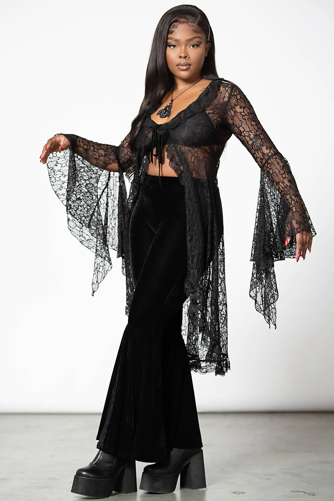 Marisol Velvet Bell Bottoms