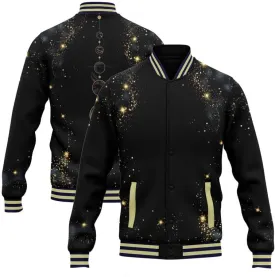 Men's Stylish Graphic Varsity Jacket Lightweight Casual Sport Outerwear for Spring,Fall Baseball Urban Bomber Jackets