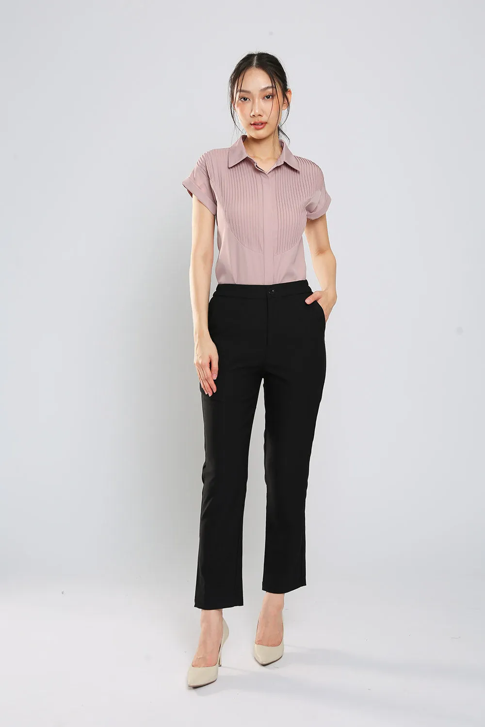 Monalise Tailored Pants in Black