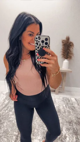 Mono B Rose Relaxed Tank