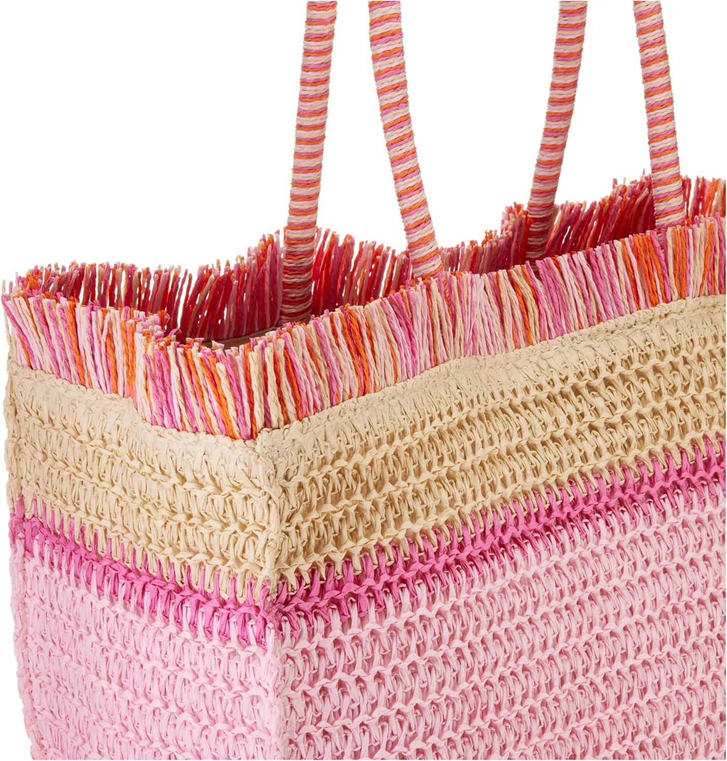 Mud Pie Women's Bright Fringe Tote