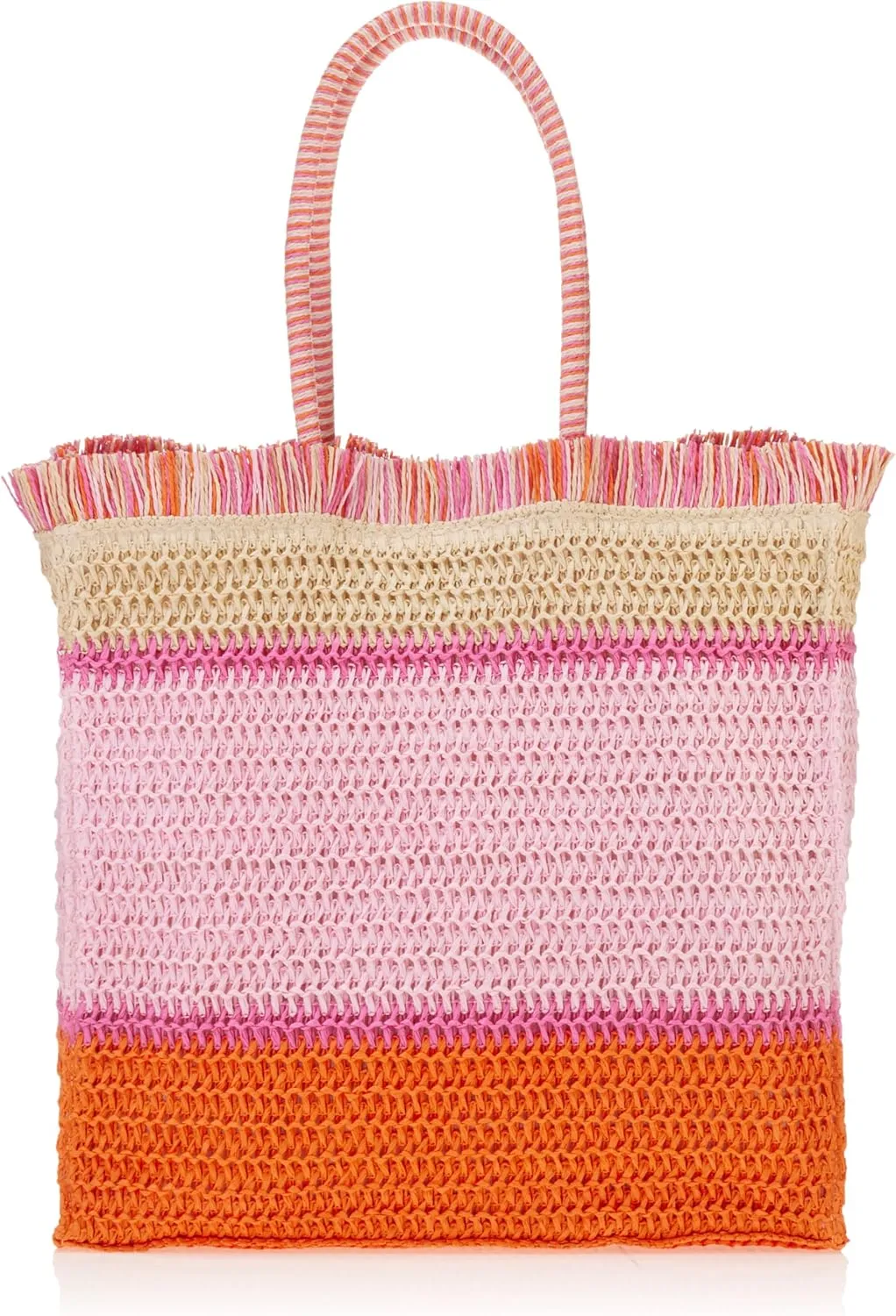 Mud Pie Women's Bright Fringe Tote