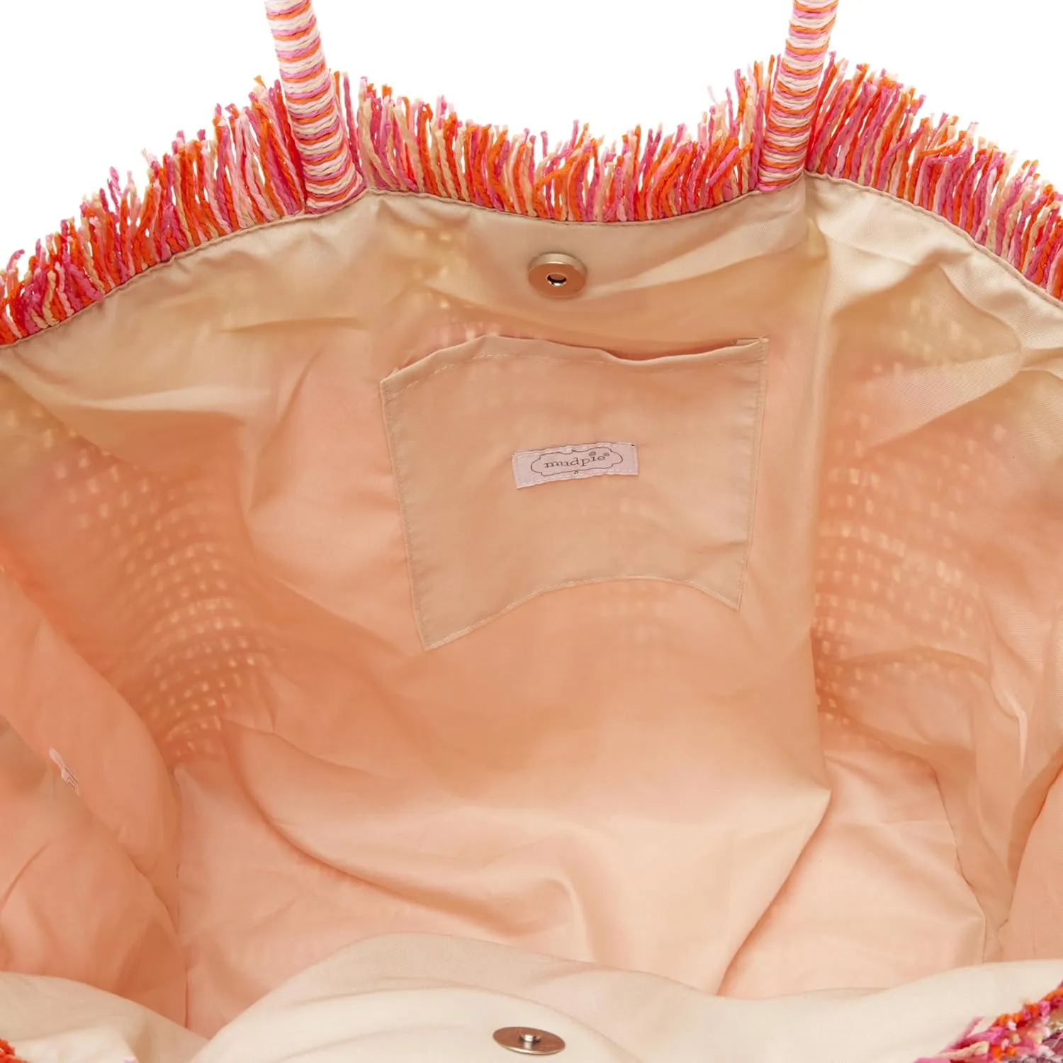 Mud Pie Women's Bright Fringe Tote