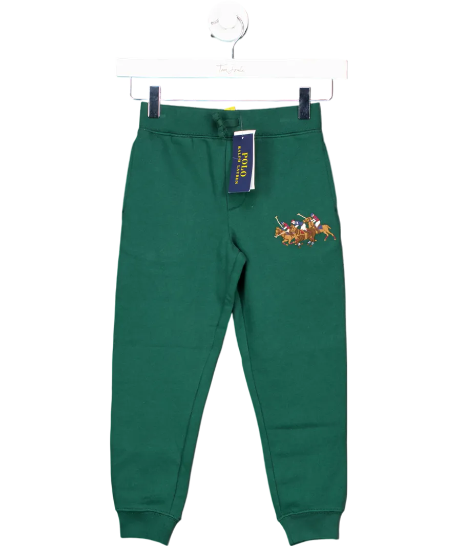 Polo Ralph Lauren Green Polo Players Embroidered Joggers 6 Years