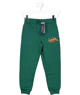 Polo Ralph Lauren Green Polo Players Embroidered Joggers 6 Years