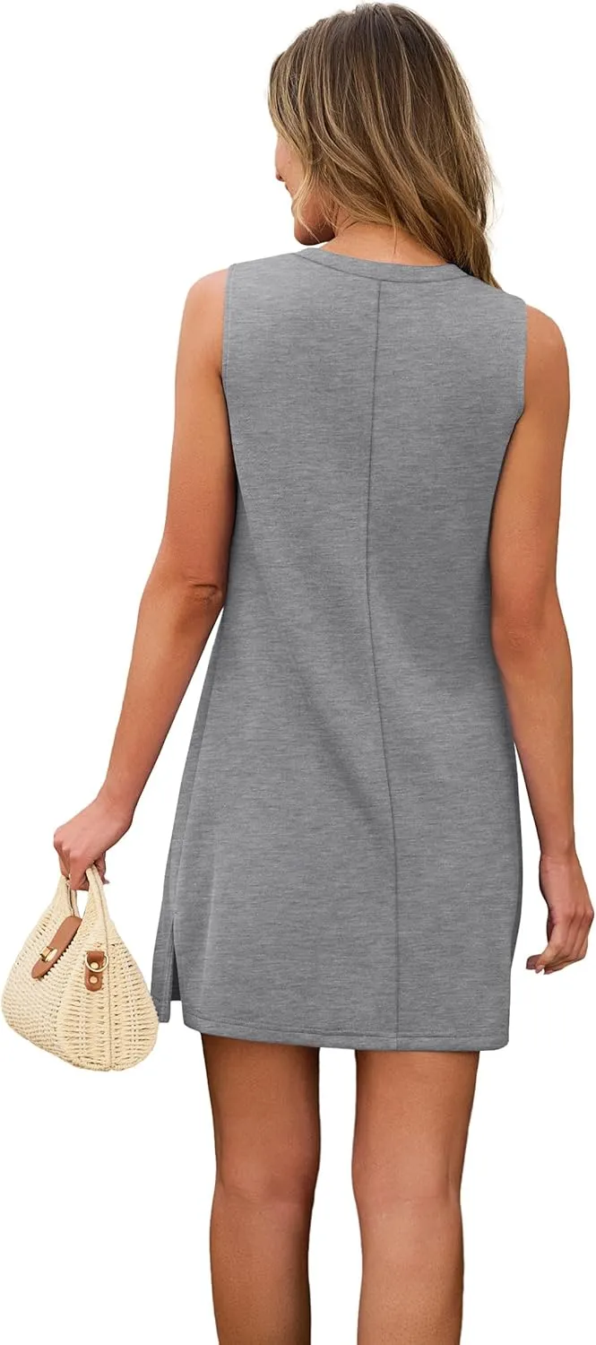 SAMPEEL Dresses for Women 2025 Casual Summer Sundresses Sleeveless Tank Dress Fashion Outfits
