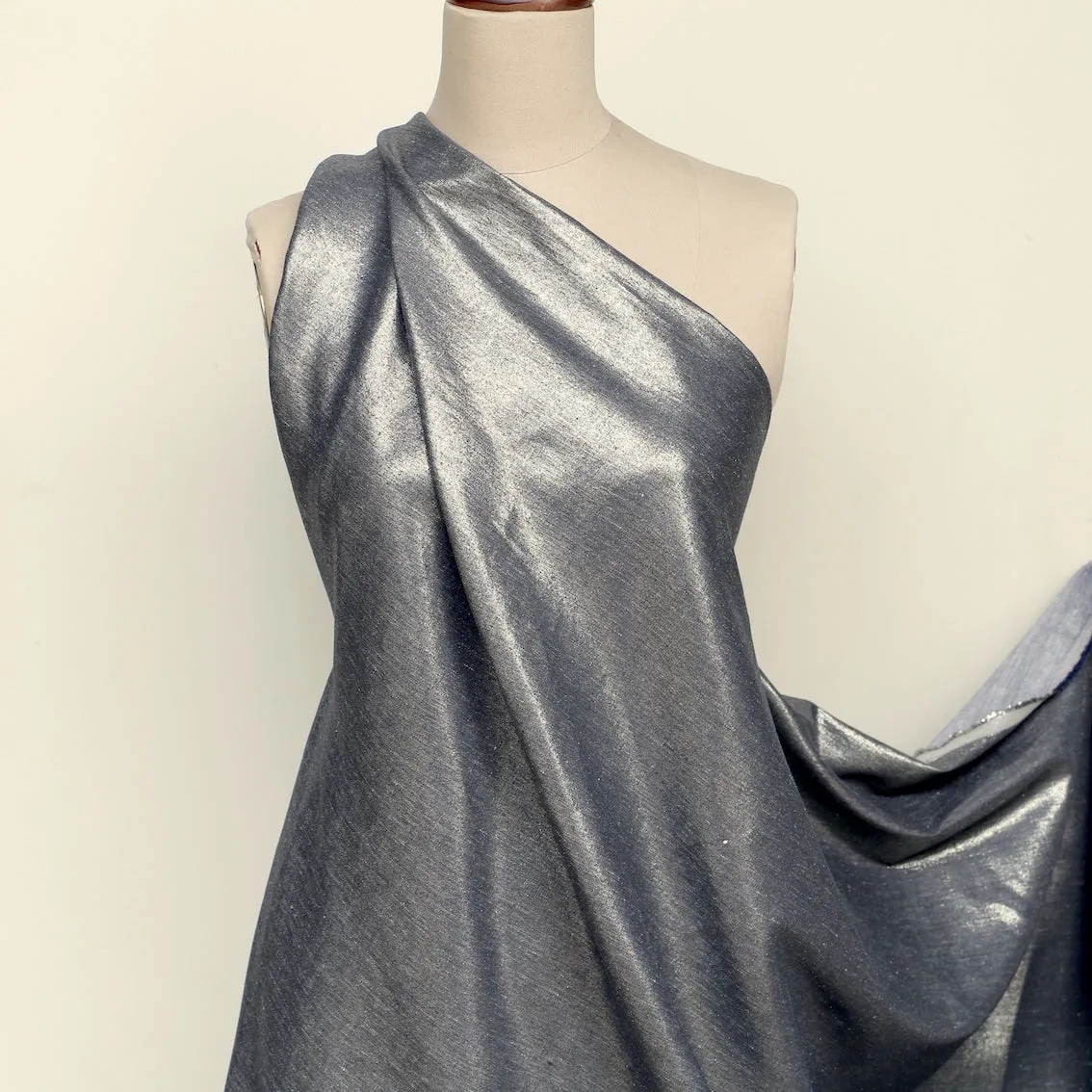Shimmering Stretch Linen