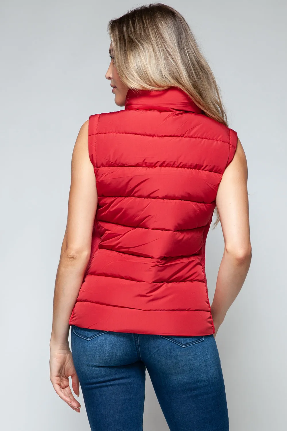 Snobbish Turtleneck Womens Vest with Pockets – Stylish Outerwear