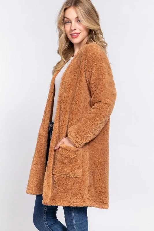 Soft Teddy Cardigan