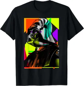 Star Wars Darth Vader Colorful Abstract Art Graphic T-Shirt T-Shirt