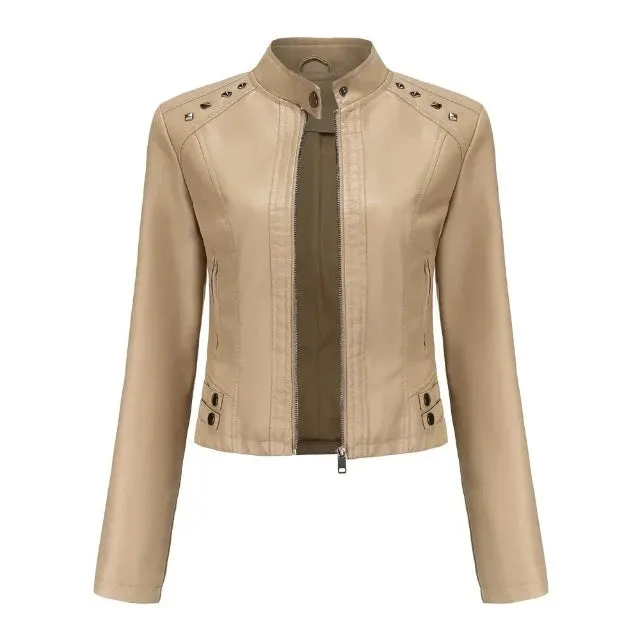 Stylish faux fur jacket for the modern woman