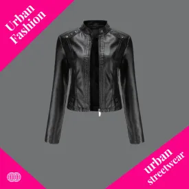 Stylish faux fur jacket for the modern woman