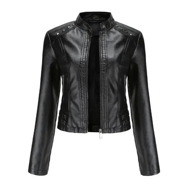 Stylish faux fur jacket for the modern woman