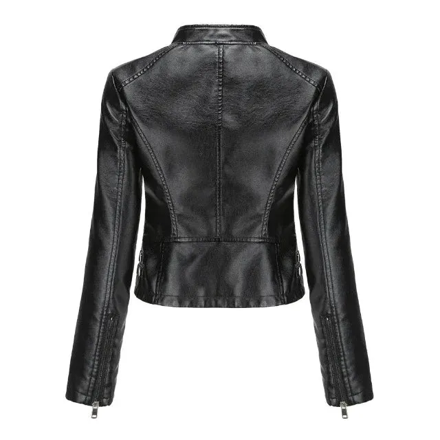 Stylish faux fur jacket for the modern woman