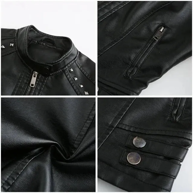 Stylish faux fur jacket for the modern woman